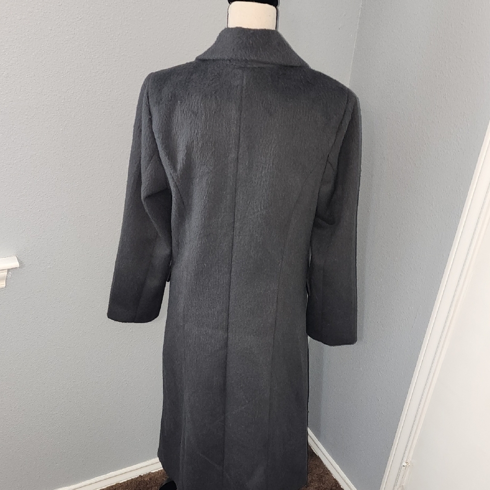 Love For Humanity Couture Double-Breasted Gray Coat - Picture 9 of 13